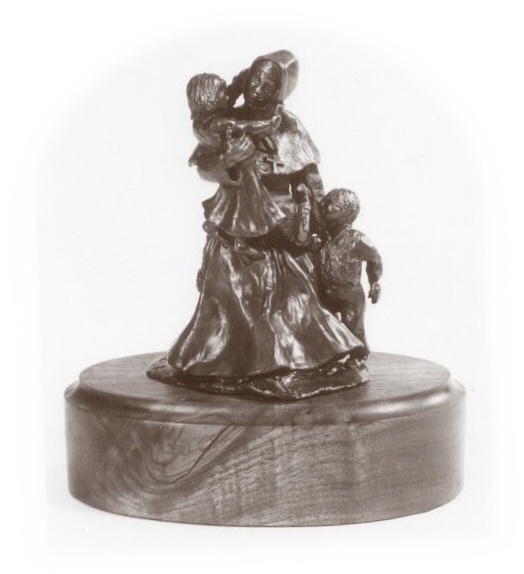 Bronze sculpture of Mother Joseph.