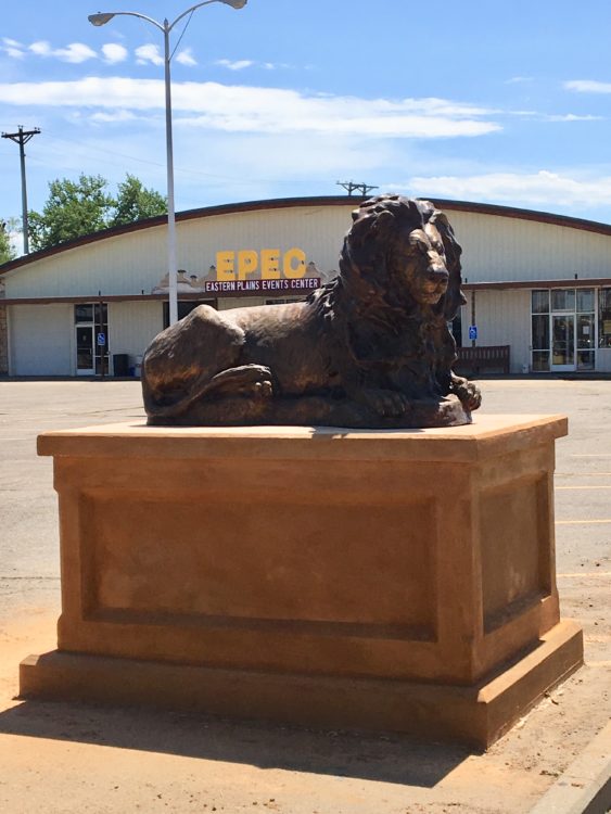 The Heart Of A Lion by Harvey Rattey on Merrill Ave. Glendive