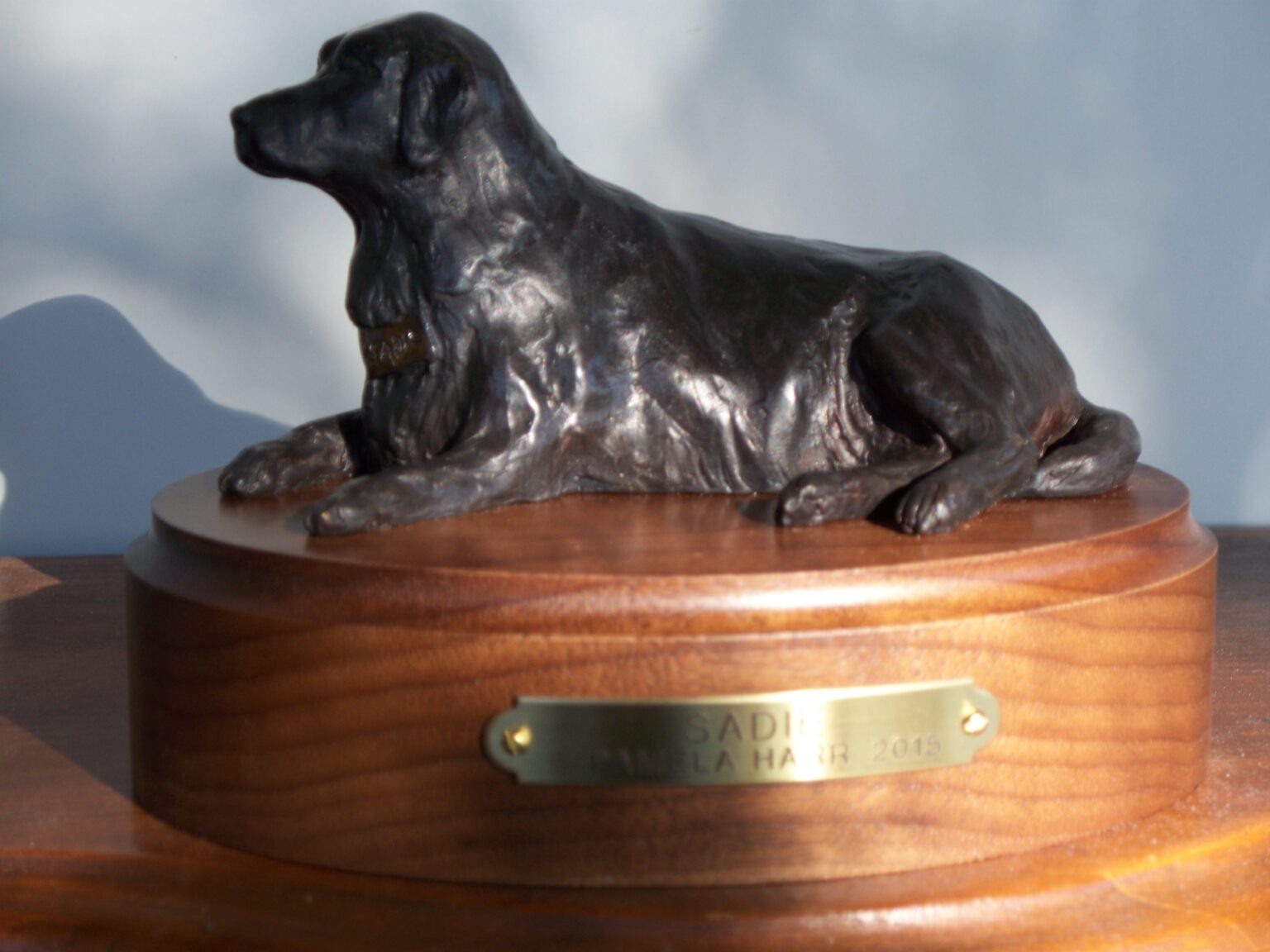 Bronze of Great Pyrenees dog